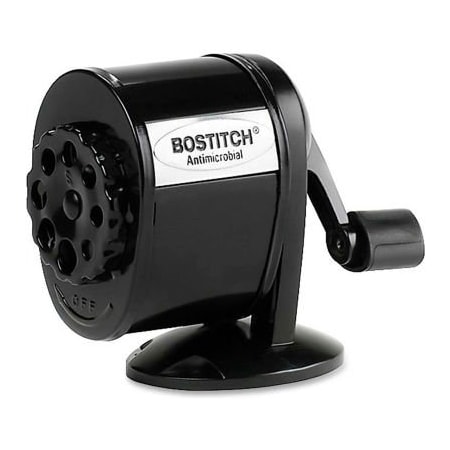 Bostitch Bostitch Manual Pencil Sharpener, 8-Hole, 2-1/2"x5-1/2"x4-1/4", Black MPS1BLK